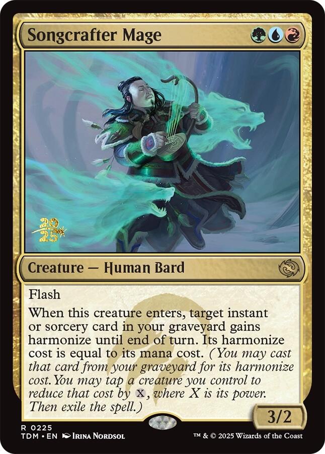 Songcrafter Mage [Tarkir: Dragonstorm Prerelease Promos] | Gam3 Escape