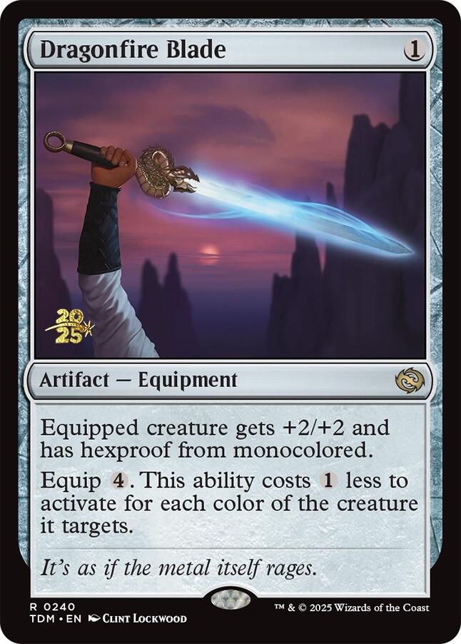 Dragonfire Blade [Tarkir: Dragonstorm Prerelease Promos] | Gam3 Escape