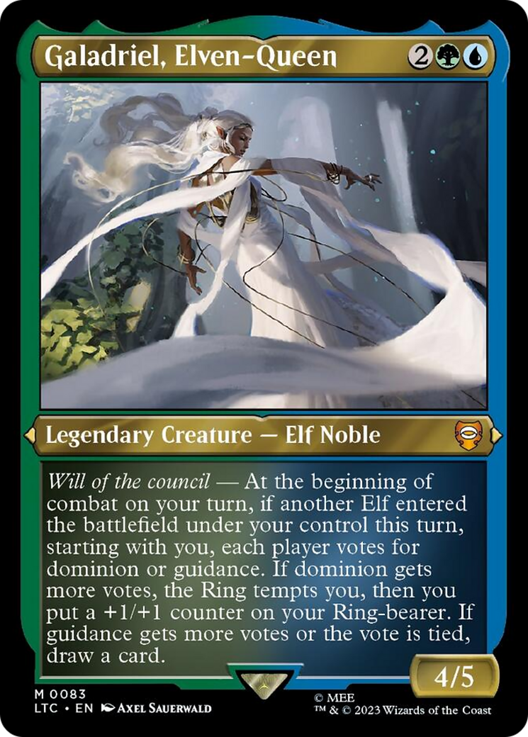 Galadriel, Elven-Queen (Display Commander) [The Lord of the Rings: Tales of Middle-Earth Commander] | Gam3 Escape