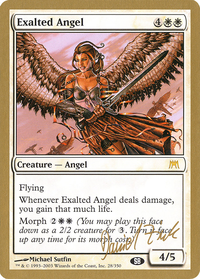 Exalted Angel (Daniel Zink) (SB) [World Championship Decks 2003] | Gam3 Escape