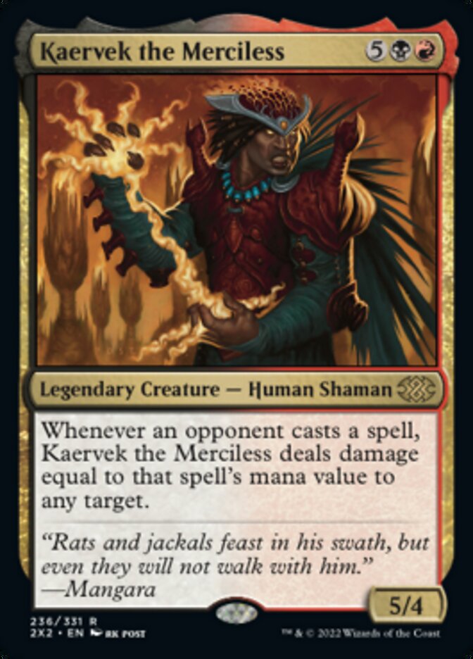 Kaervek the Merciless [Double Masters 2022] | Gam3 Escape