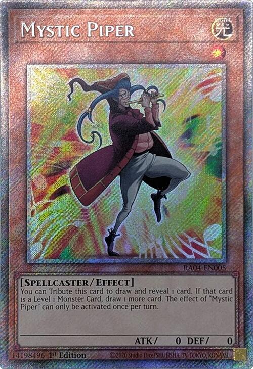Mystic Piper [RA04-EN005] Platinum Secret Rare | Gam3 Escape