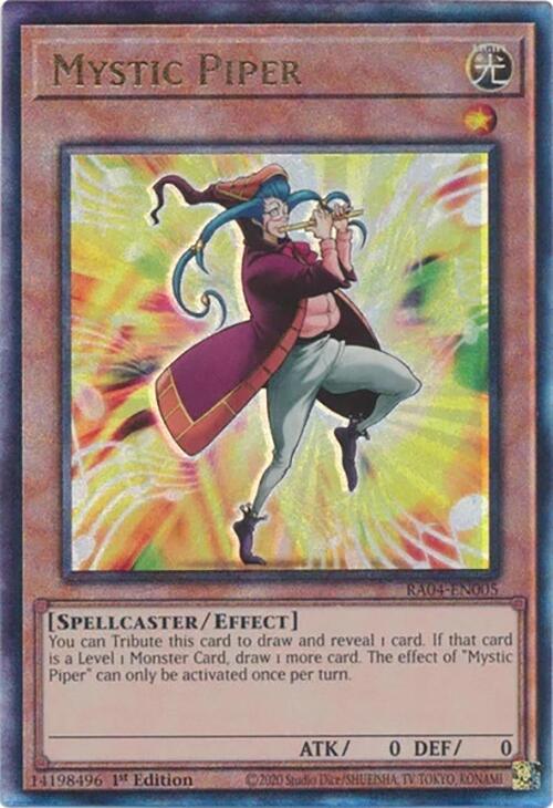 Mystic Piper [RA04-EN005] Prismatic Ultimate Rare | Gam3 Escape