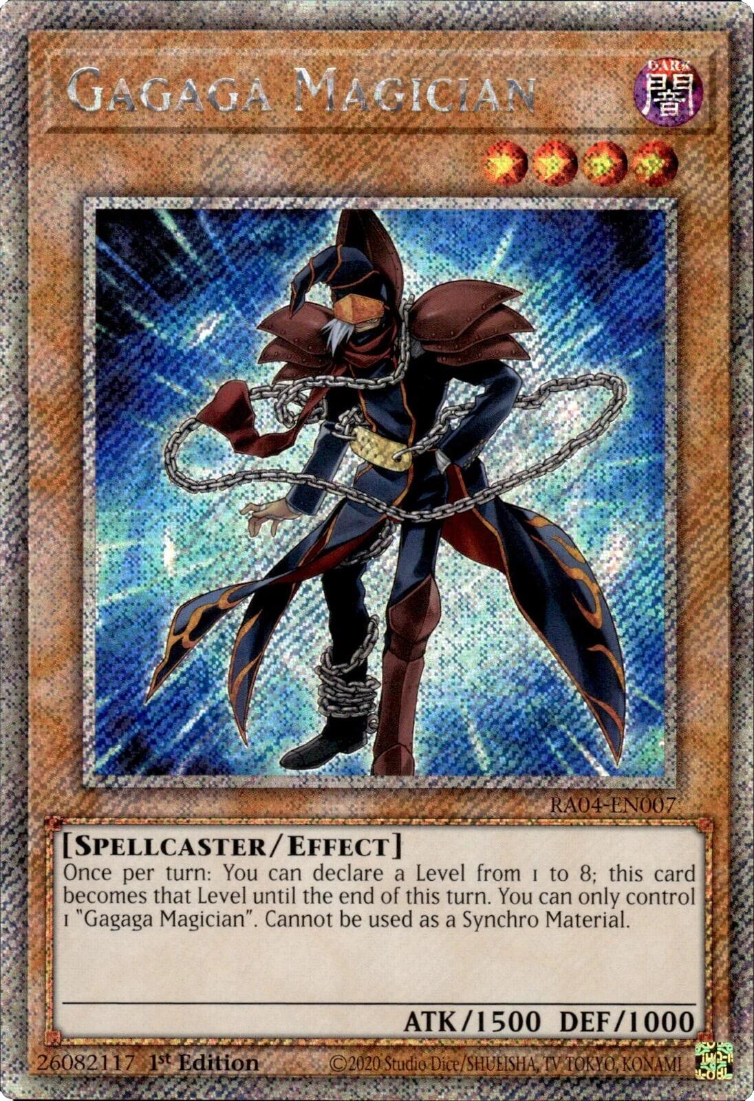 Gagaga Magician [RA04-EN007] Platinum Secret Rare | Gam3 Escape