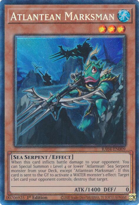 Atlantean Marksman [RA04-EN009] Prismatic Collector's Rare | Gam3 Escape