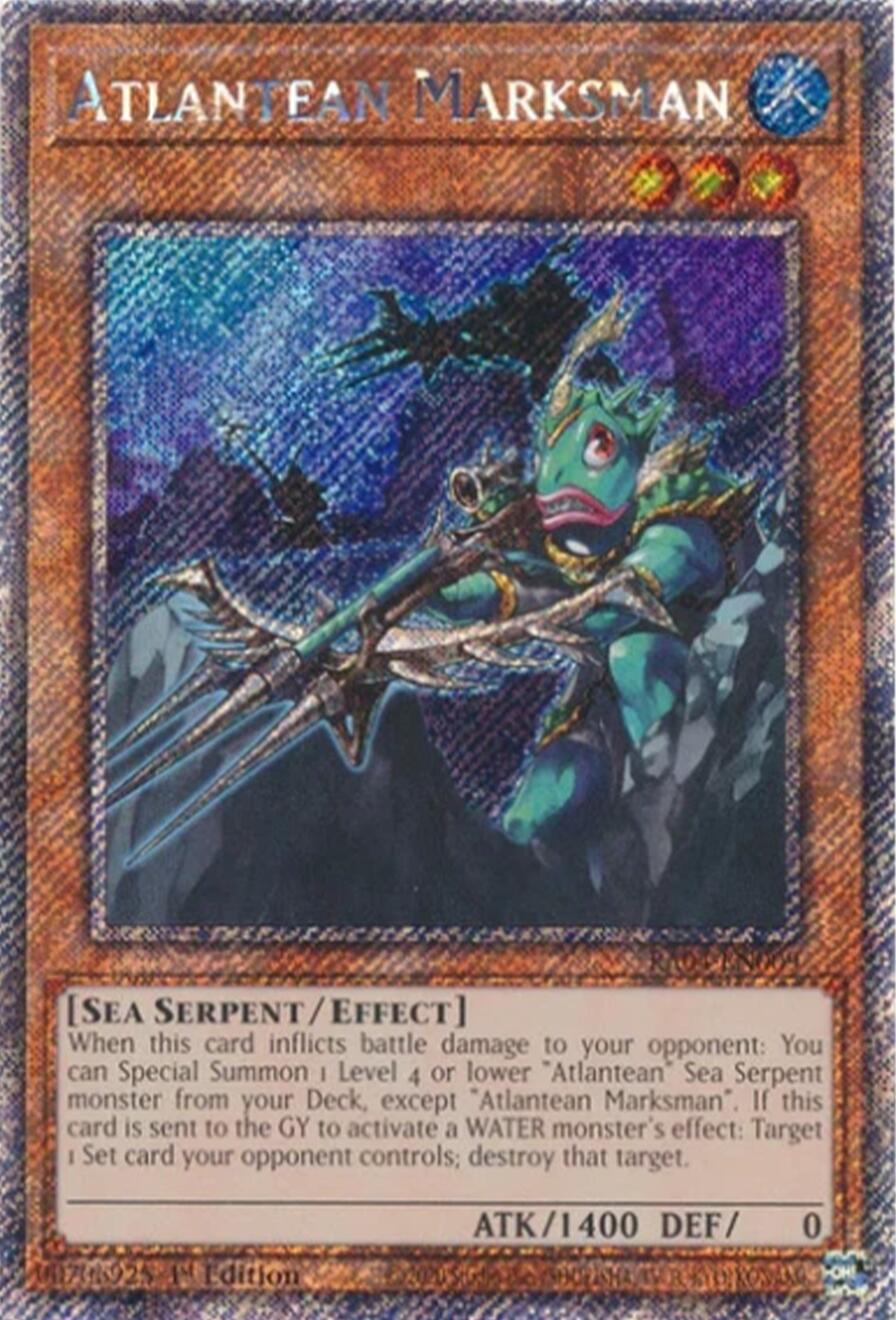 Atlantean Marksman [RA04-EN009] Platinum Secret Rare | Gam3 Escape