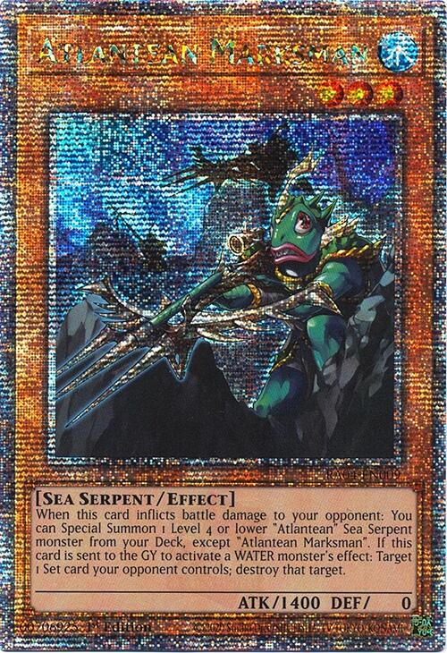 Atlantean Marksman [RA04-EN009] Quarter Century Secret Rare | Gam3 Escape