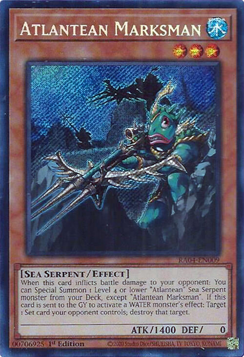 Atlantean Marksman [RA04-EN009] Secret Rare | Gam3 Escape