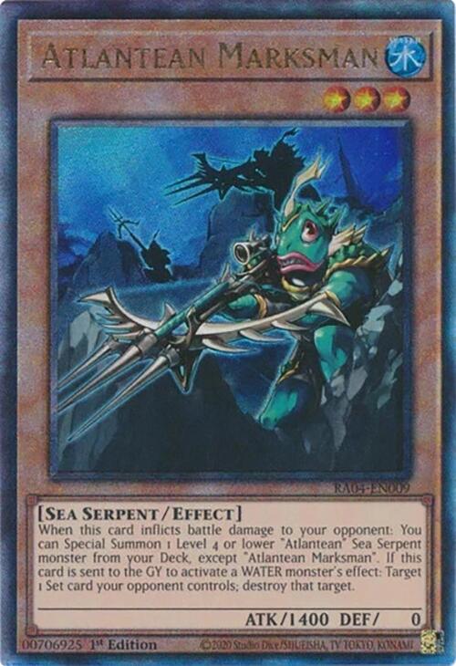Atlantean Marksman [RA04-EN009] Prismatic Ultimate Rare | Gam3 Escape