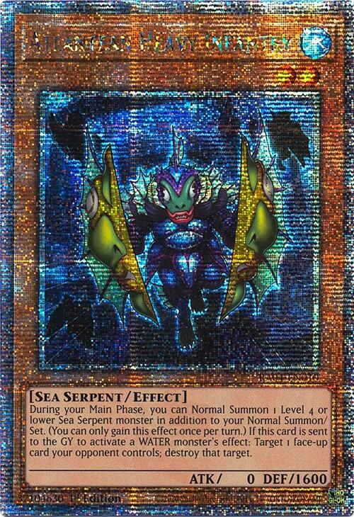 Atlantean Heavy Infantry [RA04-EN010] Quarter Century Secret Rare | Gam3 Escape