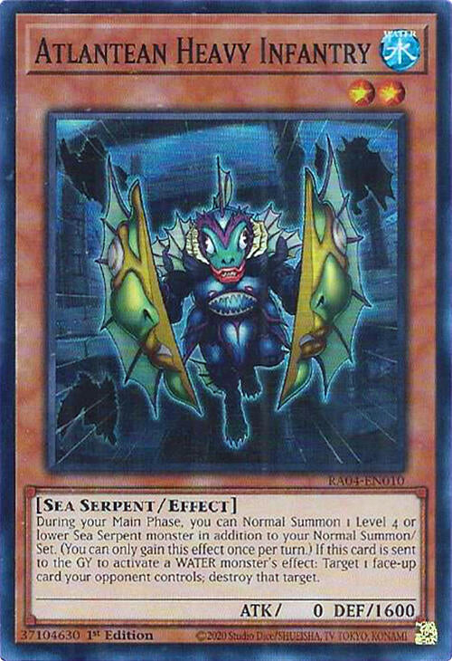 Atlantean Heavy Infantry [RA04-EN010] Super Rare | Gam3 Escape