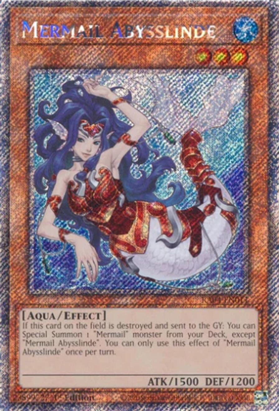 Mermail Abysslinde [RA04-EN011] Platinum Secret Rare | Gam3 Escape