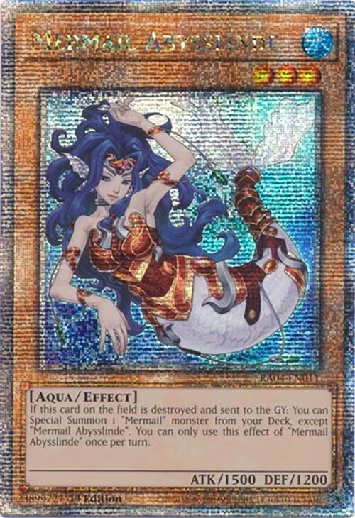 Mermail Abysslinde [RA04-EN011] Quarter Century Secret Rare | Gam3 Escape