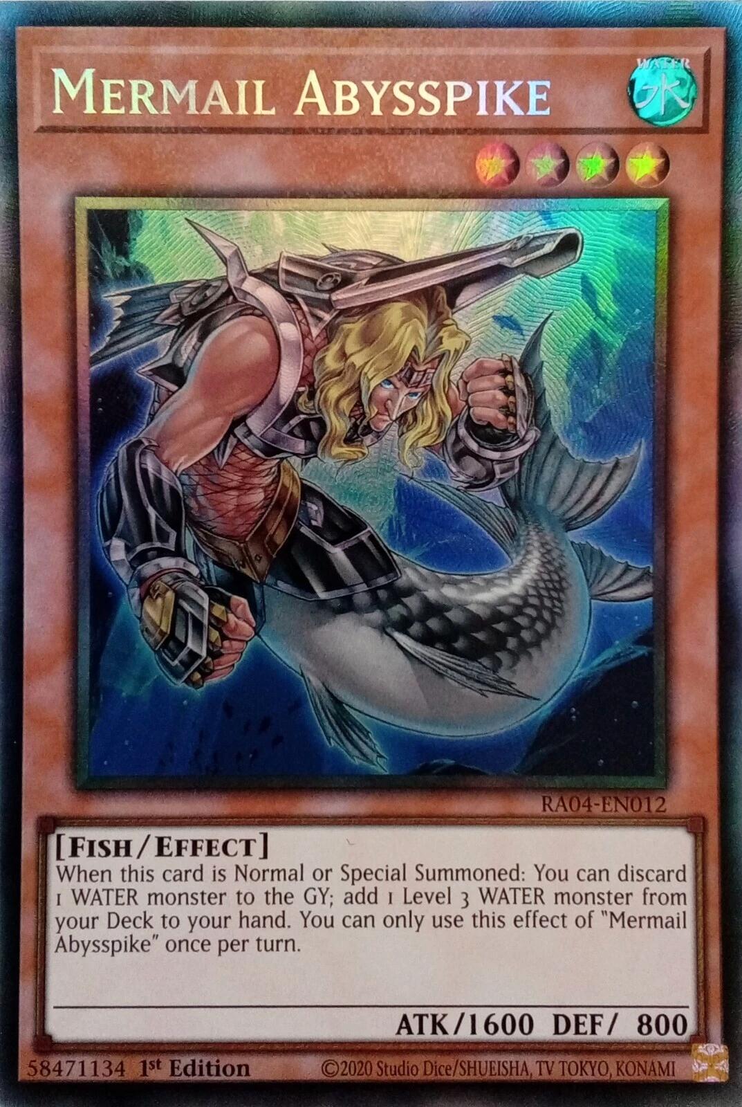 Mermail Abysspike [RA04-EN012] Prismatic Collector's Rare | Gam3 Escape