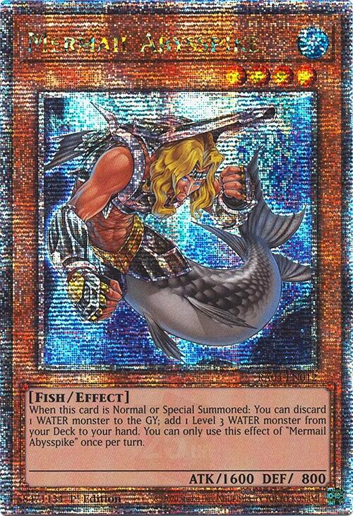 Mermail Abysspike [RA04-EN012] Quarter Century Secret Rare | Gam3 Escape