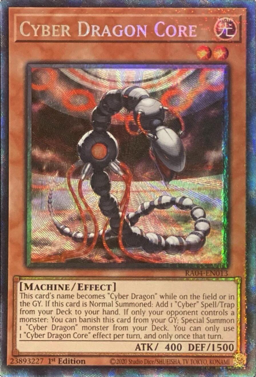 Cyber Dragon Core [RA04-EN013] Prismatic Collector's Rare | Gam3 Escape