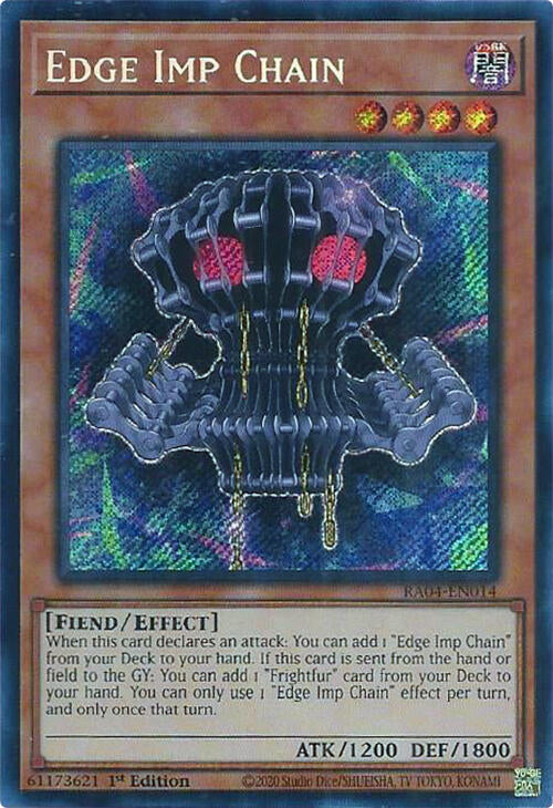 Edge Imp Chain [RA04-EN014] Secret Rare | Gam3 Escape
