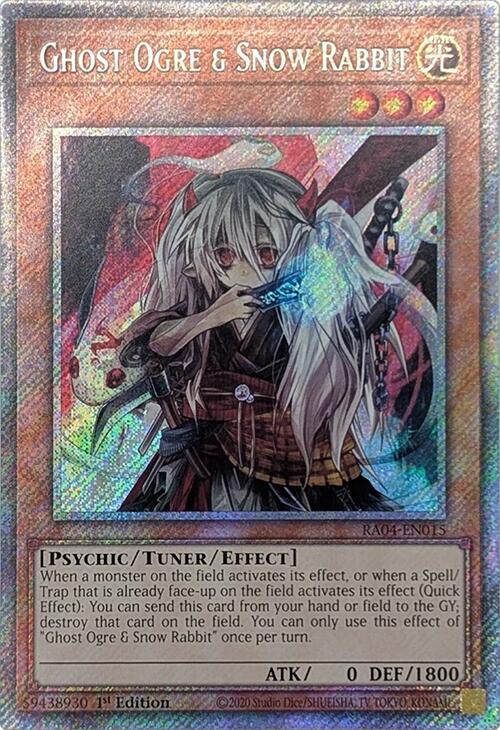 Ghost Ogre & Snow Rabbit [RA04-EN015] Platinum Secret Rare | Gam3 Escape