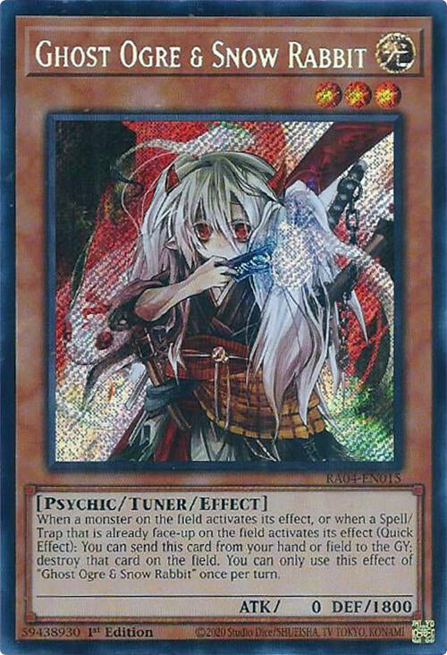 Ghost Ogre & Snow Rabbit [RA04-EN015] Secret Rare | Gam3 Escape