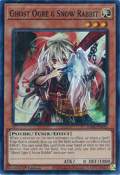 Ghost Ogre & Snow Rabbit [RA04-EN015] Super Rare | Gam3 Escape