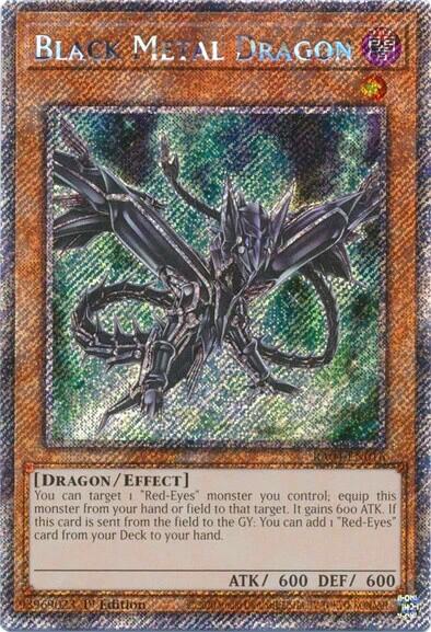 Black Metal Dragon [RA04-EN016] Platinum Secret Rare | Gam3 Escape