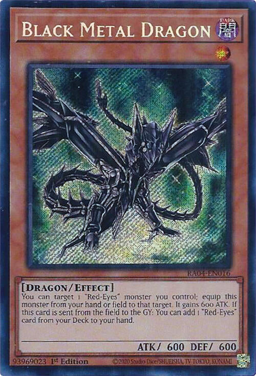 Black Metal Dragon [RA04-EN016] Secret Rare | Gam3 Escape