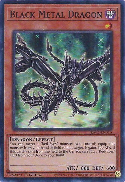 Black Metal Dragon [RA04-EN016] Super Rare | Gam3 Escape
