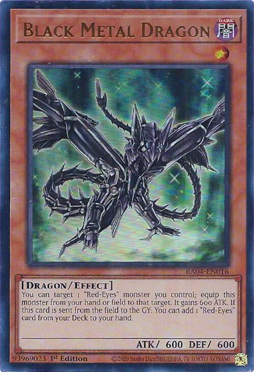 Black Metal Dragon [RA04-EN016] Ultra Rare | Gam3 Escape