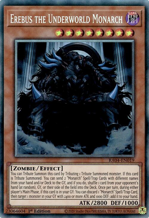 Erebus the Underworld Monarch [RA04-EN019] Prismatic Collector's Rare | Gam3 Escape
