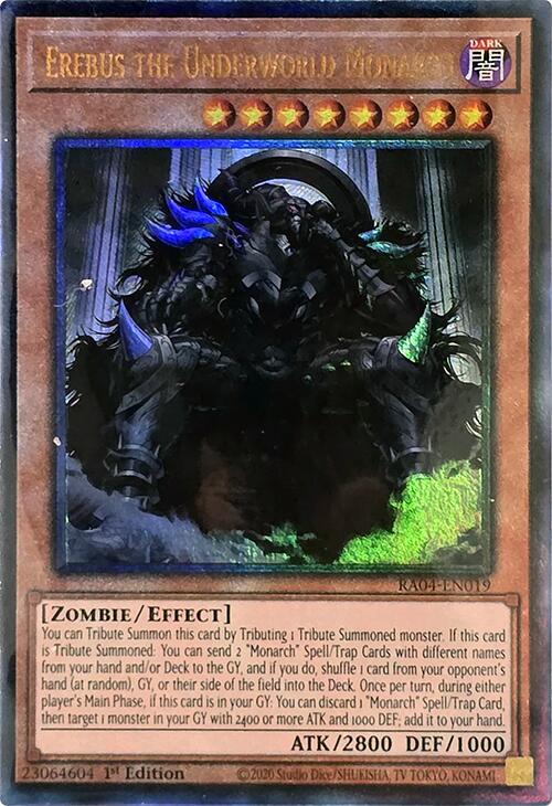 Erebus the Underworld Monarch [RA04-EN019] Prismatic Ultimate Rare | Gam3 Escape