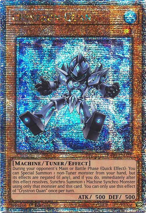 Crystron Quan [RA04-EN021] Quarter Century Secret Rare | Gam3 Escape