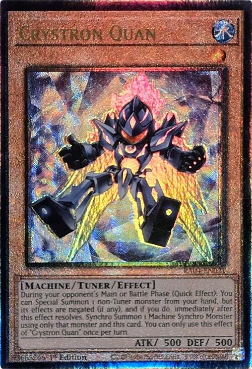 Crystron Quan [RA04-EN021] Prismatic Ultimate Rare | Gam3 Escape