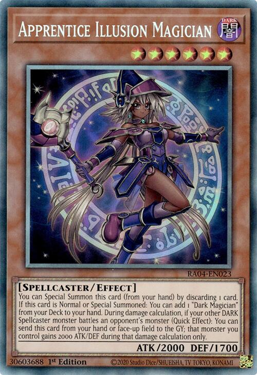Apprentice Illusion Magician [RA04-EN023] Prismatic Collector's Rare | Gam3 Escape
