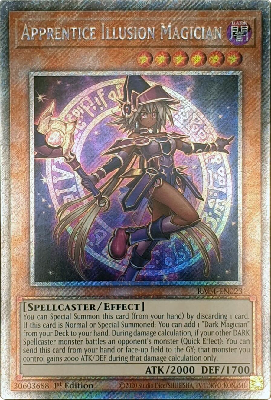 Apprentice Illusion Magician [RA04-EN023] Platinum Secret Rare | Gam3 Escape