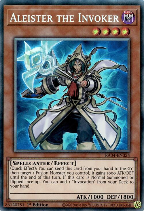 Aleister the Invoker (Alternate Art) [RA04-EN024] Prismatic Collector's Rare | Gam3 Escape