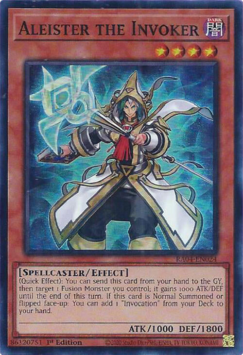 Aleister the Invoker (Alternate Art) [RA04-EN024] Super Rare | Gam3 Escape