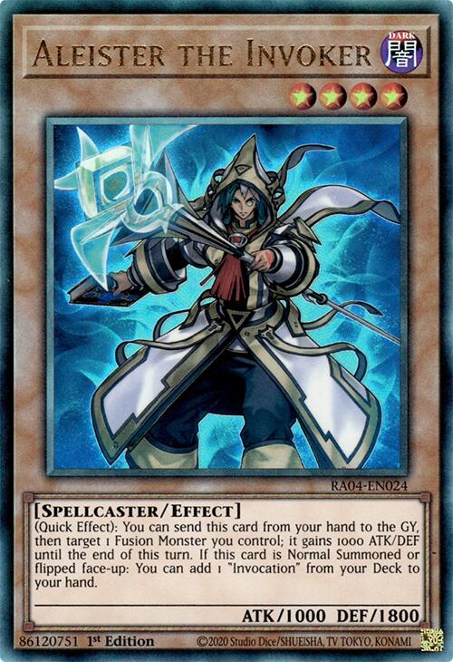 Aleister the Invoker (Alternate Art) [RA04-EN024] Prismatic Ultimate Rare | Gam3 Escape