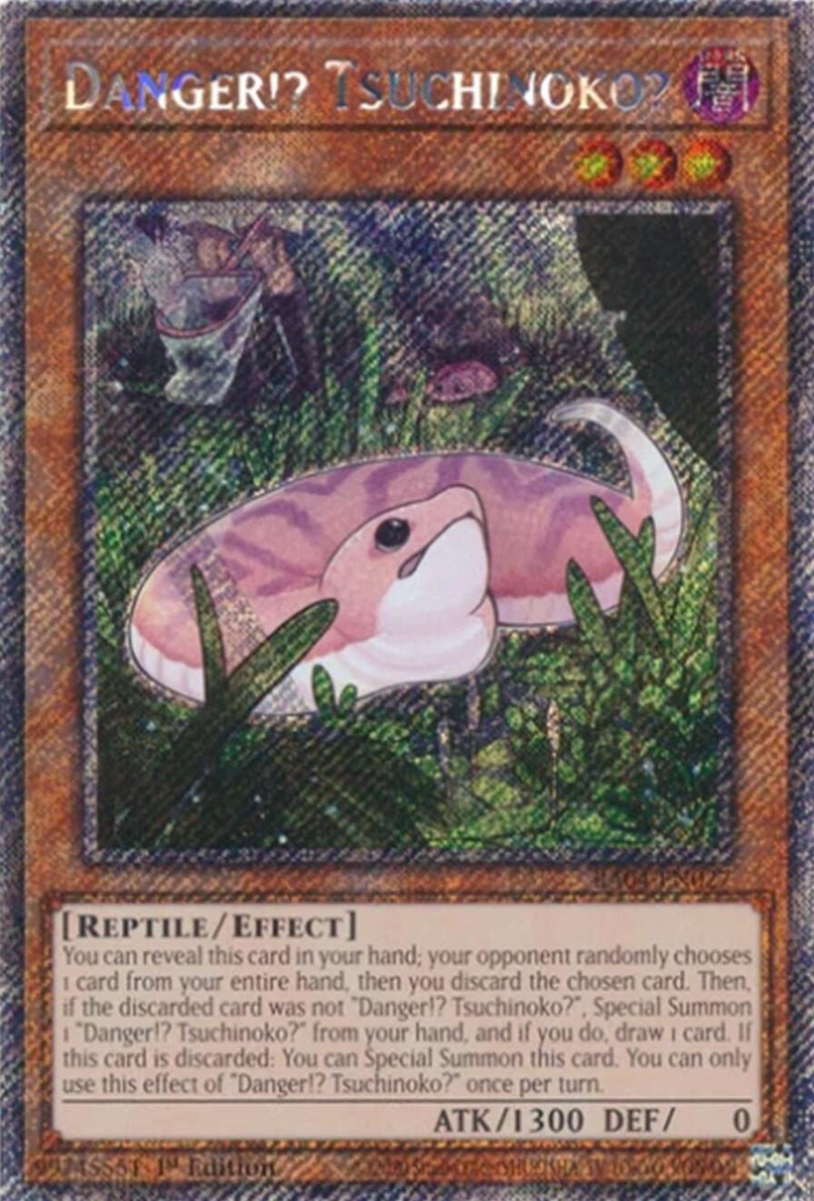 Danger!? Tsuchinoko? [RA04-EN027] Platinum Secret Rare | Gam3 Escape