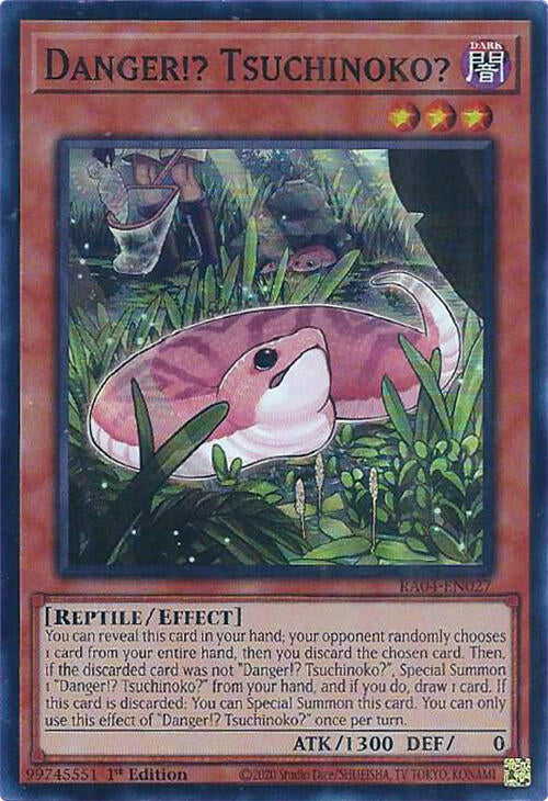 Danger!? Tsuchinoko? [RA04-EN027] Super Rare | Gam3 Escape