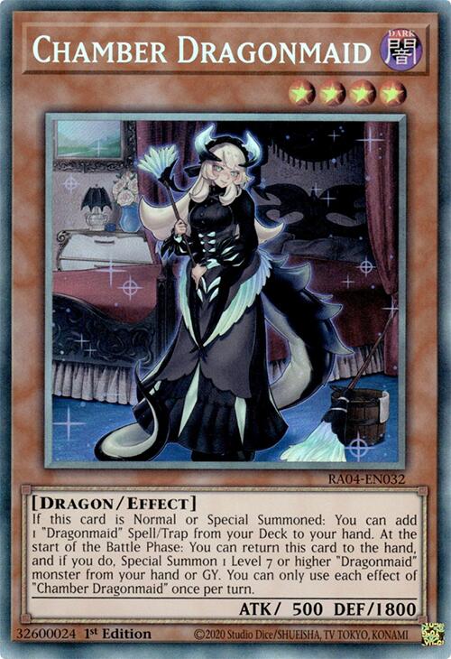 Chamber Dragonmaid [RA04-EN032] Prismatic Collector's Rare | Gam3 Escape