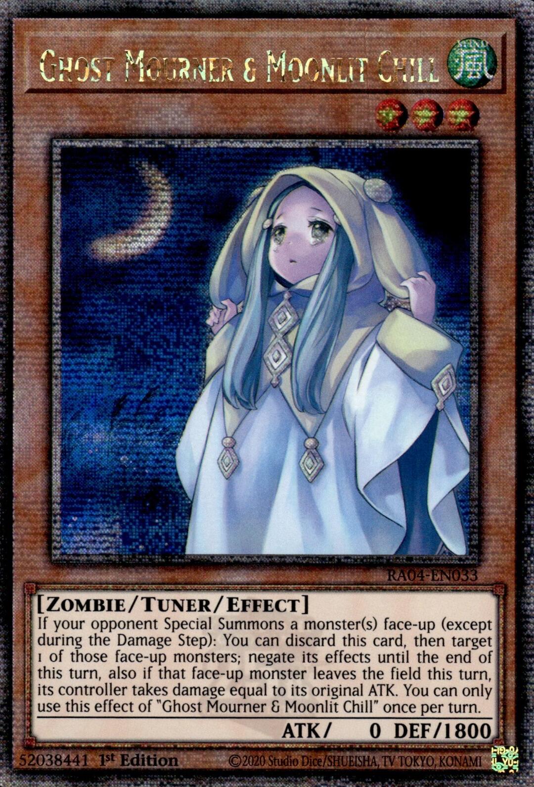 Ghost Mourner & Moonlit Chill [RA04-EN033] Quarter Century Secret Rare | Gam3 Escape