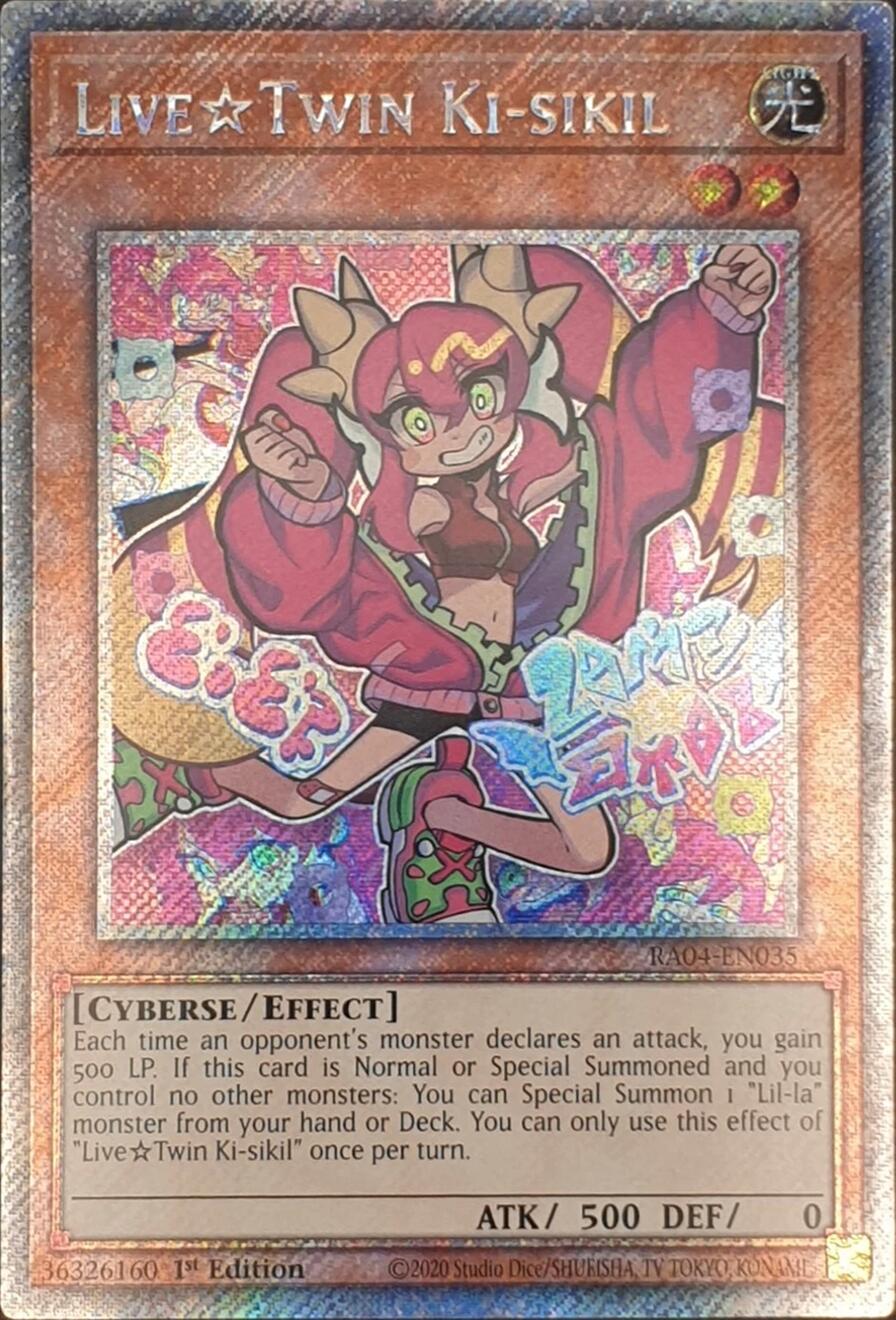 LiveTwin Ki-sikil [RA04-EN035] Platinum Secret Rare | Gam3 Escape