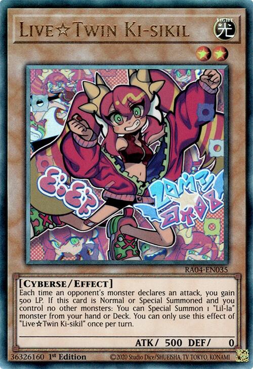 LiveTwin Ki-sikil [RA04-EN035] Prismatic Ultimate Rare | Gam3 Escape