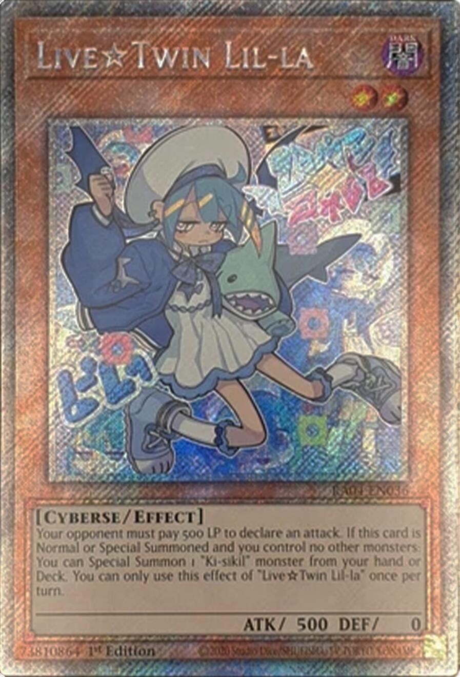LiveTwin Lil-la [RA04-EN036] Platinum Secret Rare | Gam3 Escape