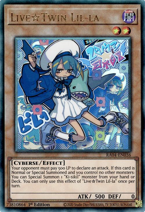 LiveTwin Lil-la [RA04-EN036] Prismatic Ultimate Rare | Gam3 Escape