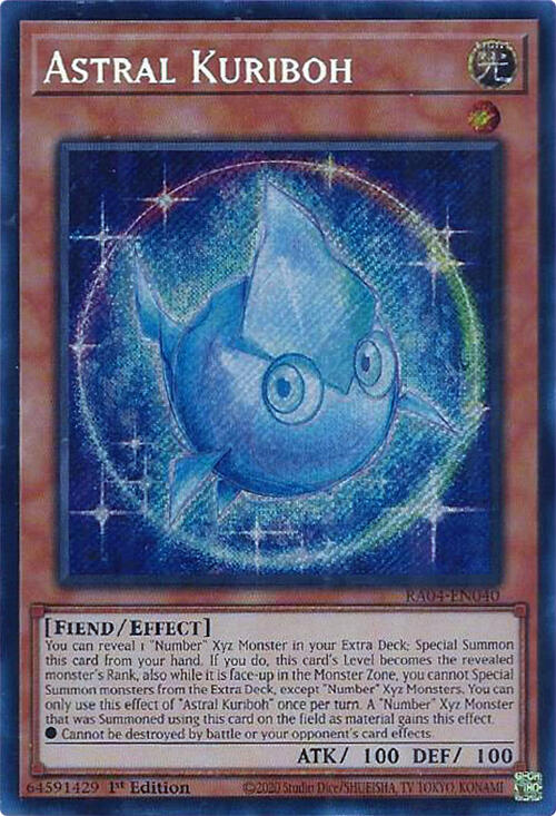 Astral Kuriboh [RA04-EN040] Secret Rare | Gam3 Escape