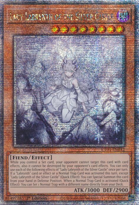 Lady Labrynth of the Silver Castle (New Art) [RA04-EN042] Quarter Century Secret Rare | Gam3 Escape