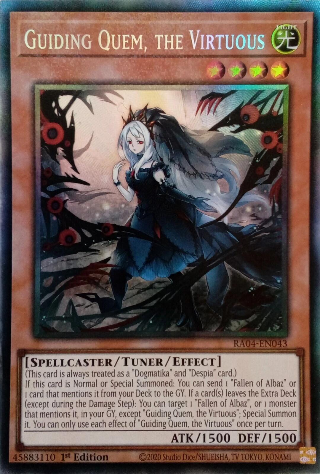 Guiding Quem, the Virtuous [RA04-EN043] Prismatic Collector's Rare | Gam3 Escape