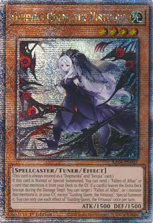 Guiding Quem, the Virtuous [RA04-EN043] Quarter Century Secret Rare | Gam3 Escape