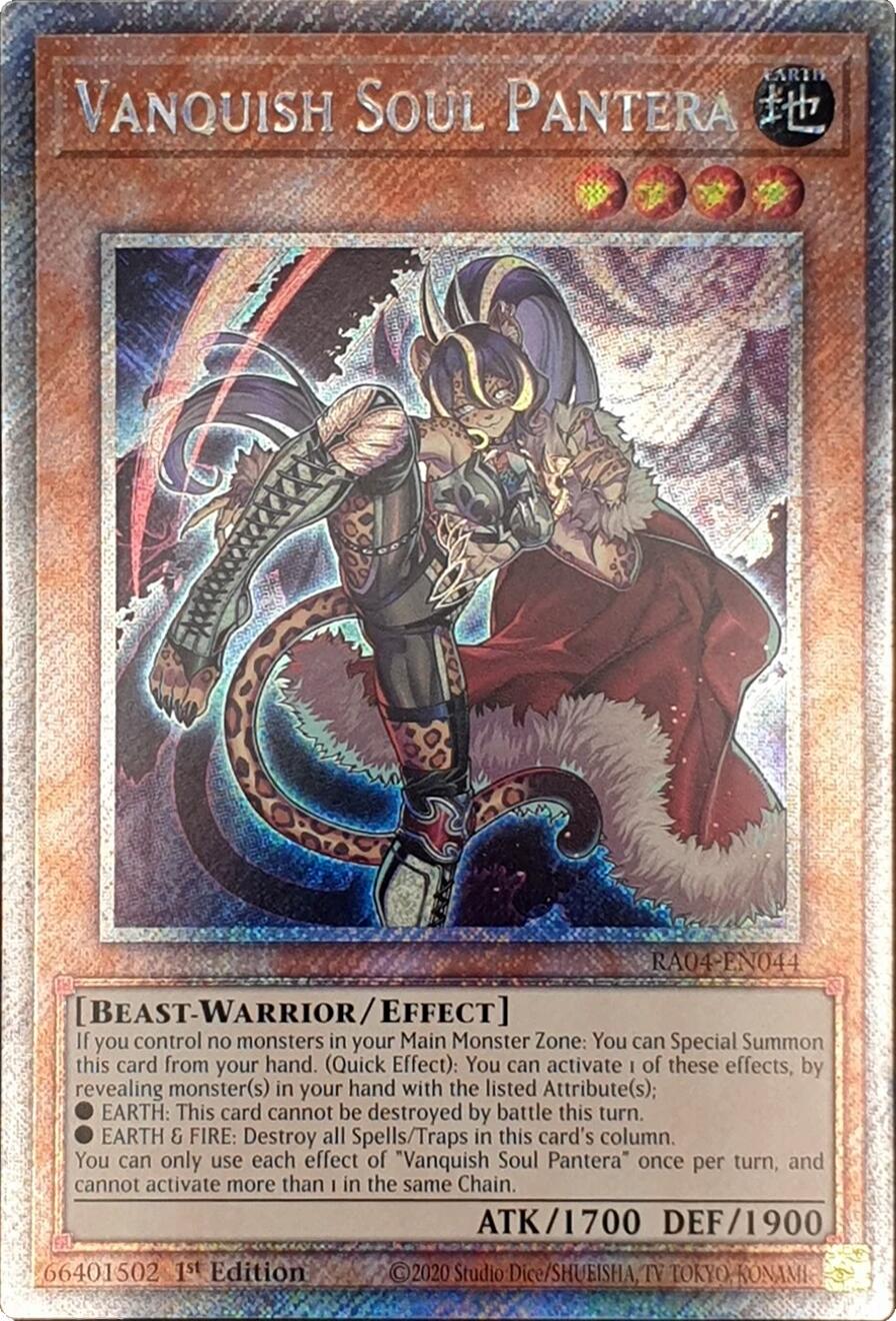 Vanquish Soul Pantera [RA04-EN044] Platinum Secret Rare | Gam3 Escape